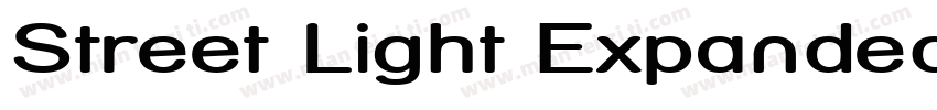 Street Light Expanded字体转换
